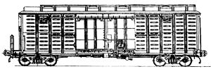 Вагон крытый, модель 11-264